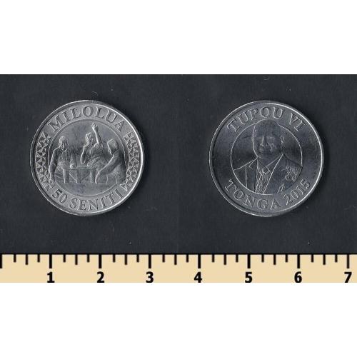 Тонга 50 сенити 2015