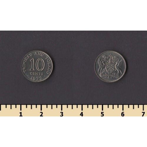 Тринидад и Тобаго 10 центов 1972