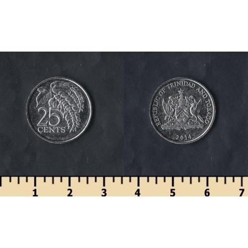Тринидад и Тобаго 25 центов 2014
