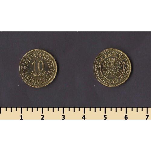 Тунис 10 миллим 2005