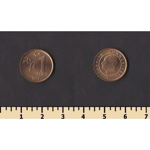 Турция 1 куруш 2015