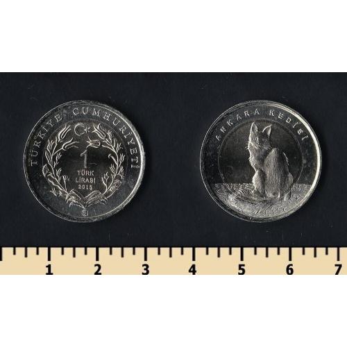 Турция 1 лира 2015