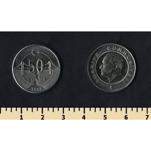 Турция 50 куруш 2023