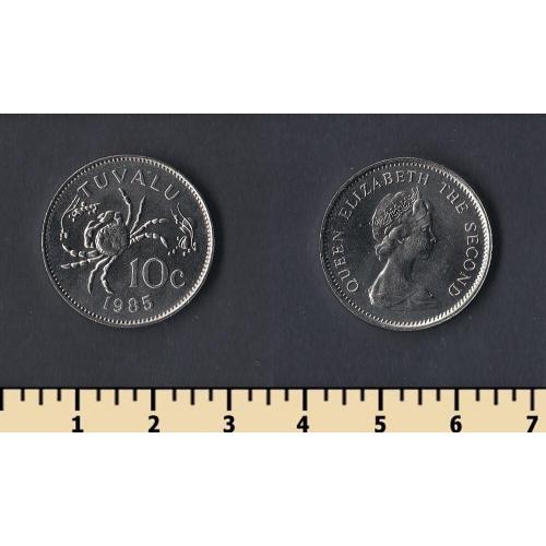 Тувалу 10 центов 1985