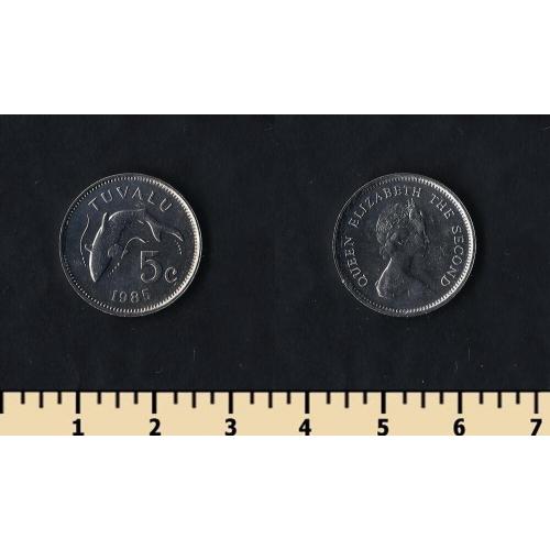 Тувалу 5 центов 1985