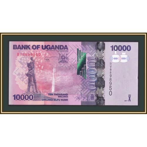 Уганда 10000 шиллингов 2017 P-52 (52e) UNC