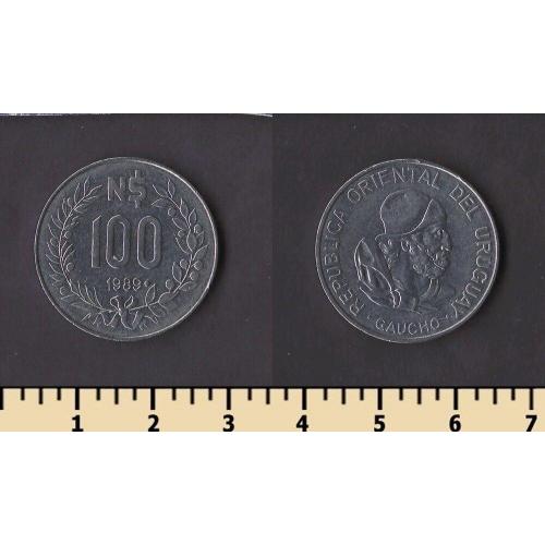 Уругвай 100 песо 1989