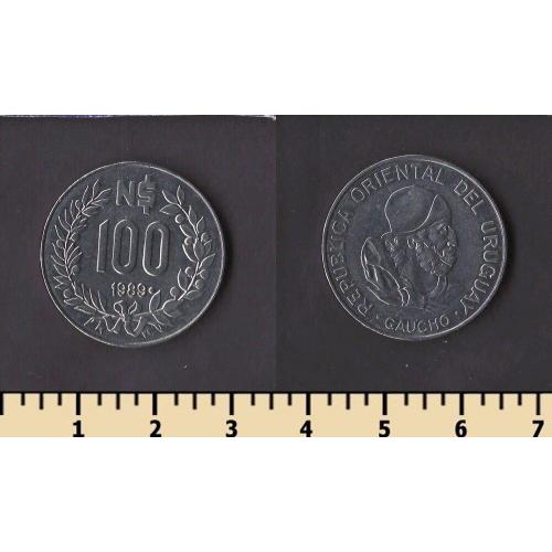 Уругвай 100 песо 1989