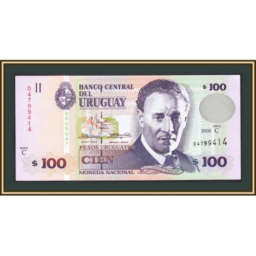 Уругвай 100 песо 2000 P-76 (76c) UNC