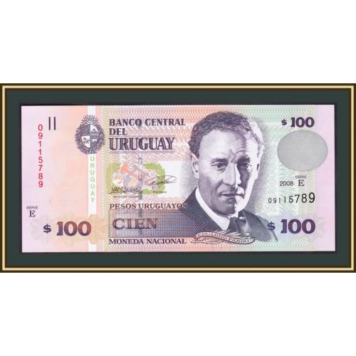 Уругвай 100 песо 2008 P-88 (88a) UNC