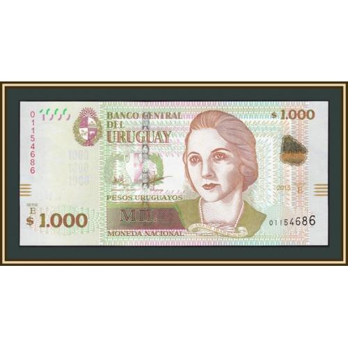 Уругвай 1000 песо 2015 P-98 (98a) UNC