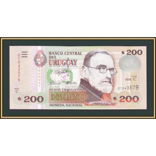 Уругвай 200 песо 2006 P-89 (89a) UNC
