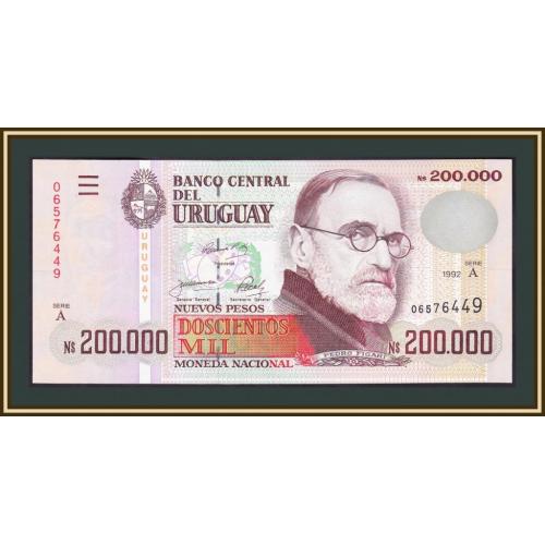 Уругвай 200000 песо 1992 P-72 UNC