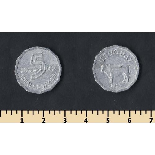 Уругвай 5 сентесимо 1978