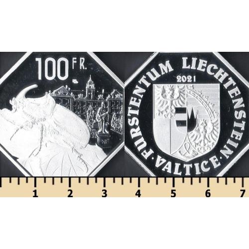 Вальтице 100 франков 2021