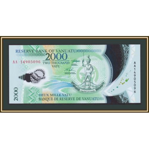 Вануату 2000 вату 2014 P-14 (14a) UNC