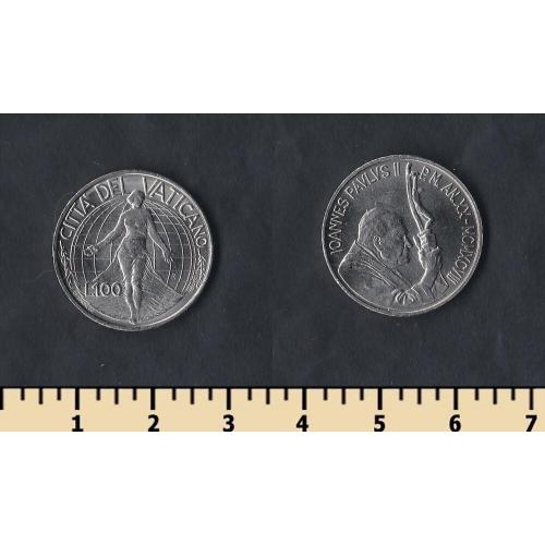 Ватикан 100 лир 1998