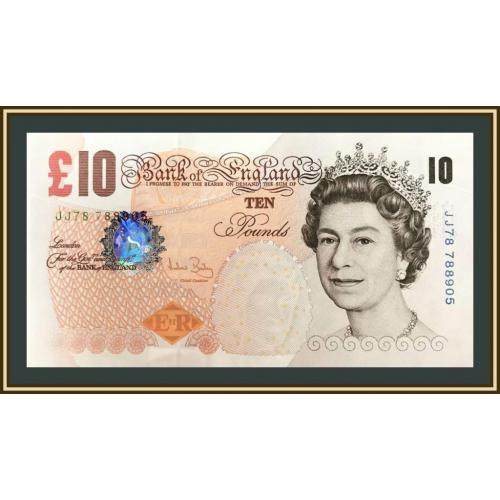Великобритания (Англия) 10 фунтов 2004 P-389 (389c) UNC-