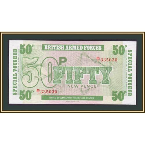 Великобритания (Армия) 50 пенсов 1972 P-M49 UNC