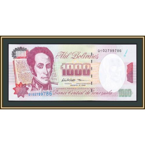 Венесуэла 1000 боливаров 1998 P-76 (76d) UNC