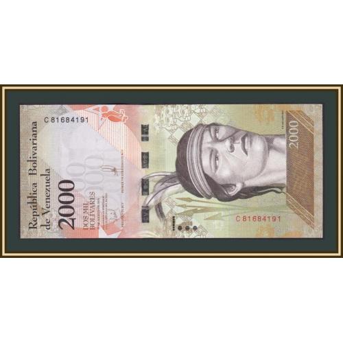 Венесуэла 2000 боливаров 2016 P-96 (96b) UNC