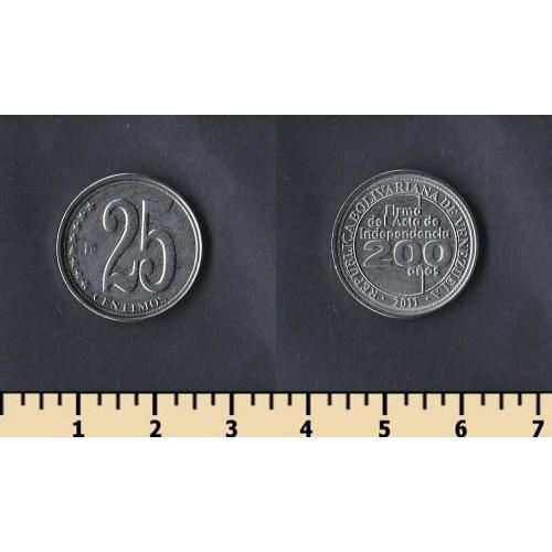Венесуэла 25 сентимо 2011