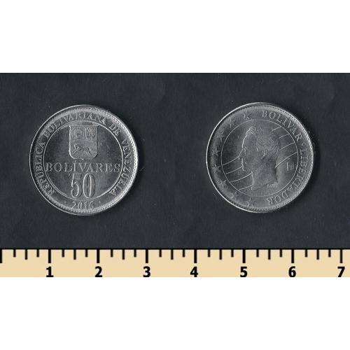 Венесуэла 50 боливаров 2016