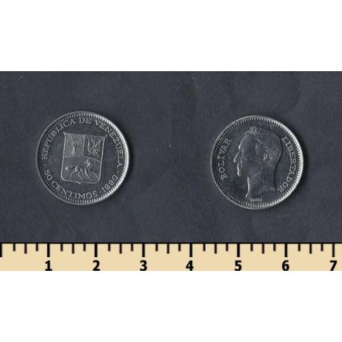 Венесуэла 50 сентимо 1990