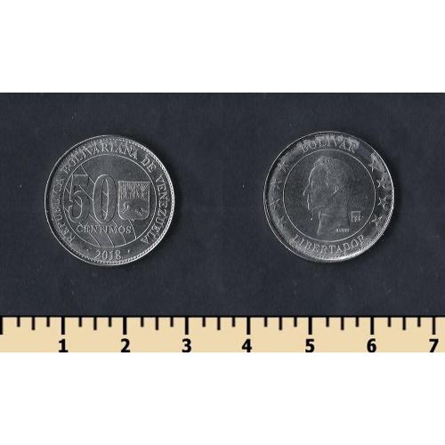 Венесуэла 50 сентимов 2018