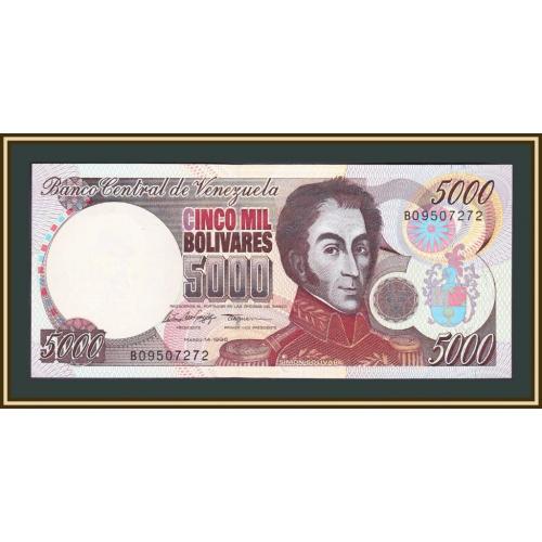 Венесуэла 5000 боливаров 1996 P-75 (75b) UNC