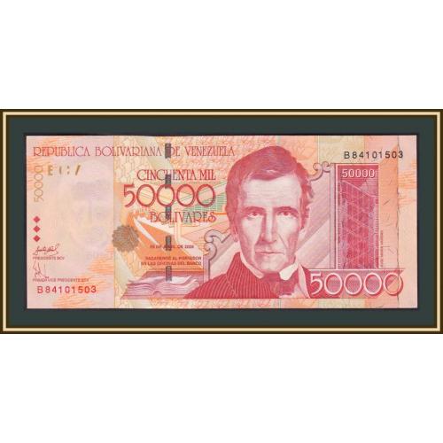 Венесуэла 50000 боливаров 2006 P-87 (87b) UNC