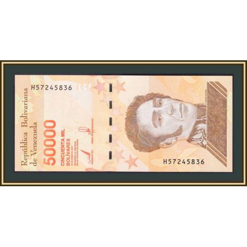 Венесуэла 50000 боливаров 2019 (2020) P-111 (111b) UNC