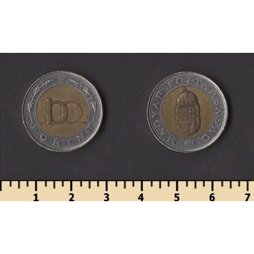 Венгрия 100 форинтов 1996