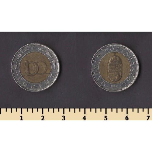 Венгрия 100 форинтов 1997