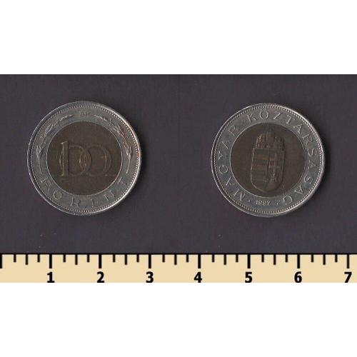 Венгрия 100 форинтов 1997