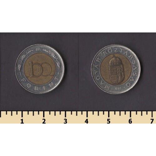 Венгрия 100 форинтов 1997