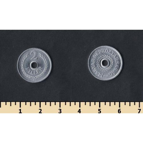 Венгрия 2 филлера 1989