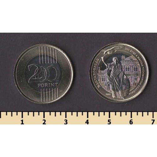 Венгрия 200 форинтов 2025