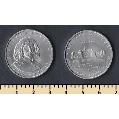 Венгрия 2000 форинтов 2014