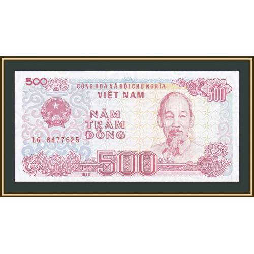 Вьетнам 500 донг 1988 P-101 (101a) UNC