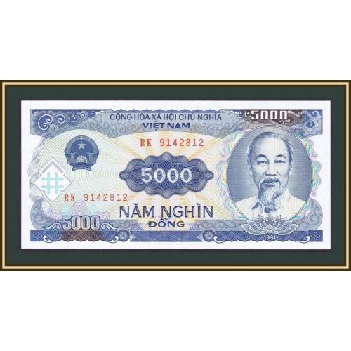 Вьетнам 5000 донг 1991 P-108 (108a) UNC