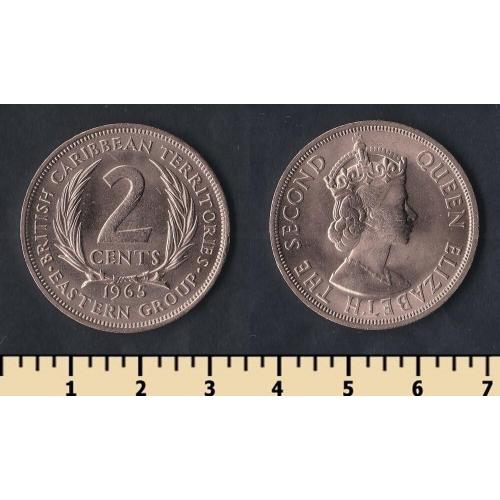 Восточно-Карибские штаты 2 цента 1965