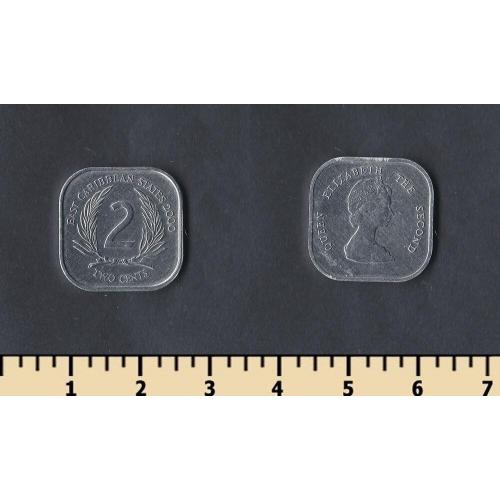Восточно-Карибские штаты 2 цента 2000