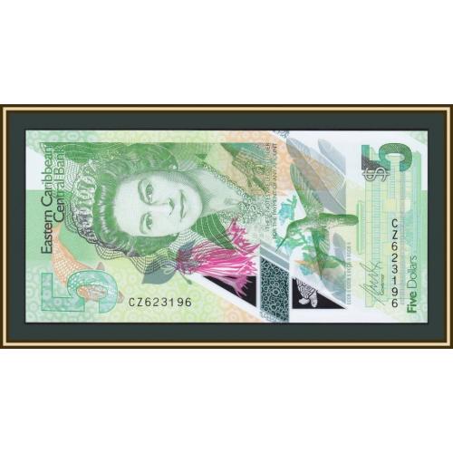 Восточные Карибы 5 долларов 2020 (2021) P-60 (60a) UNC