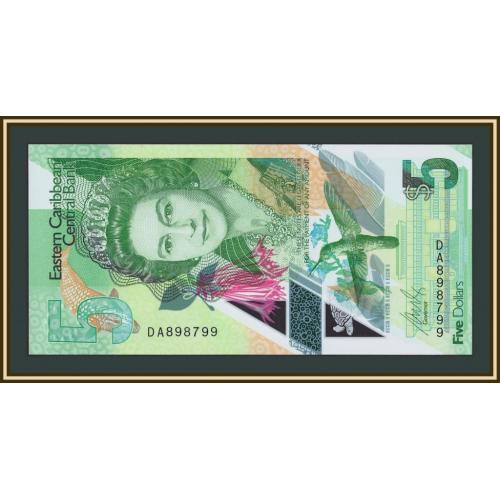 Восточные Карибы 5 долларов 2021 P-56 (56a) UNC