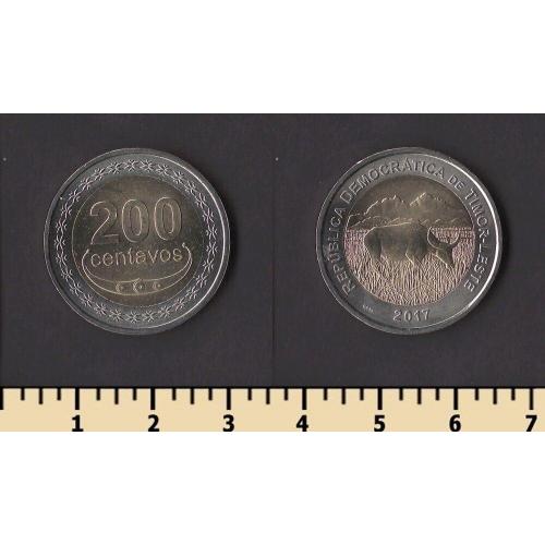 Восточный Тимор 200 сентаво 2017
