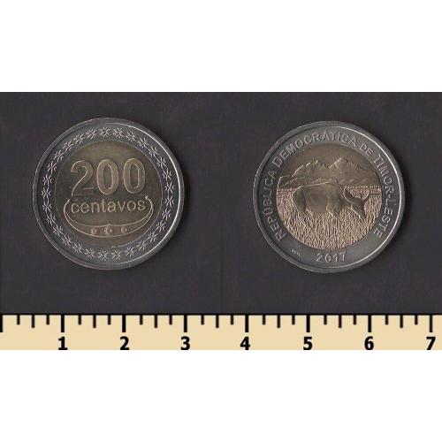 Восточный Тимор 200 сентаво 2017