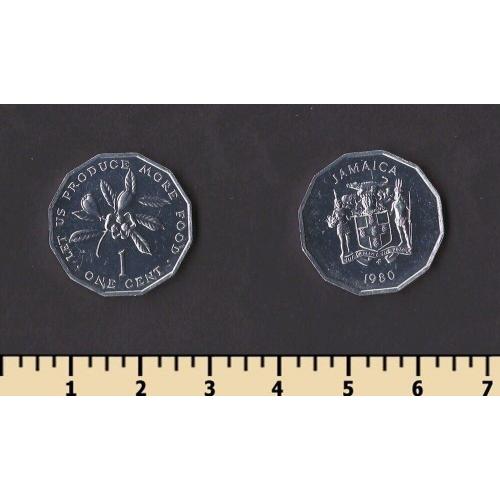 Ямайка 1 цент 1980