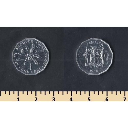 Ямайка 1 цент 1980