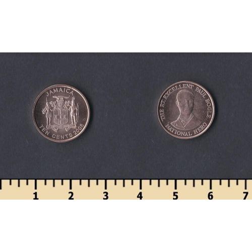 Ямайка 10 центов 2008
